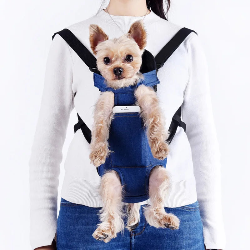 Mochila Transportín Transpirable para Perros Pequeños – Cómoda y Segura para Viajes