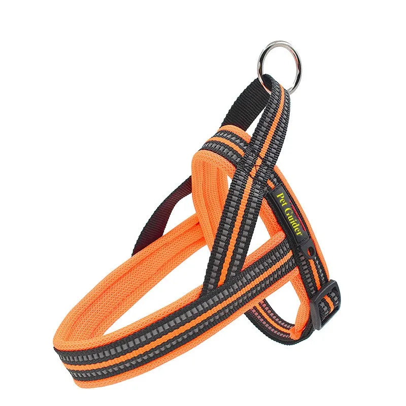 Arnés Anti-Tirones para Perros Grandes – Nylon 1000D, Ajustable con Asa y Reflectante