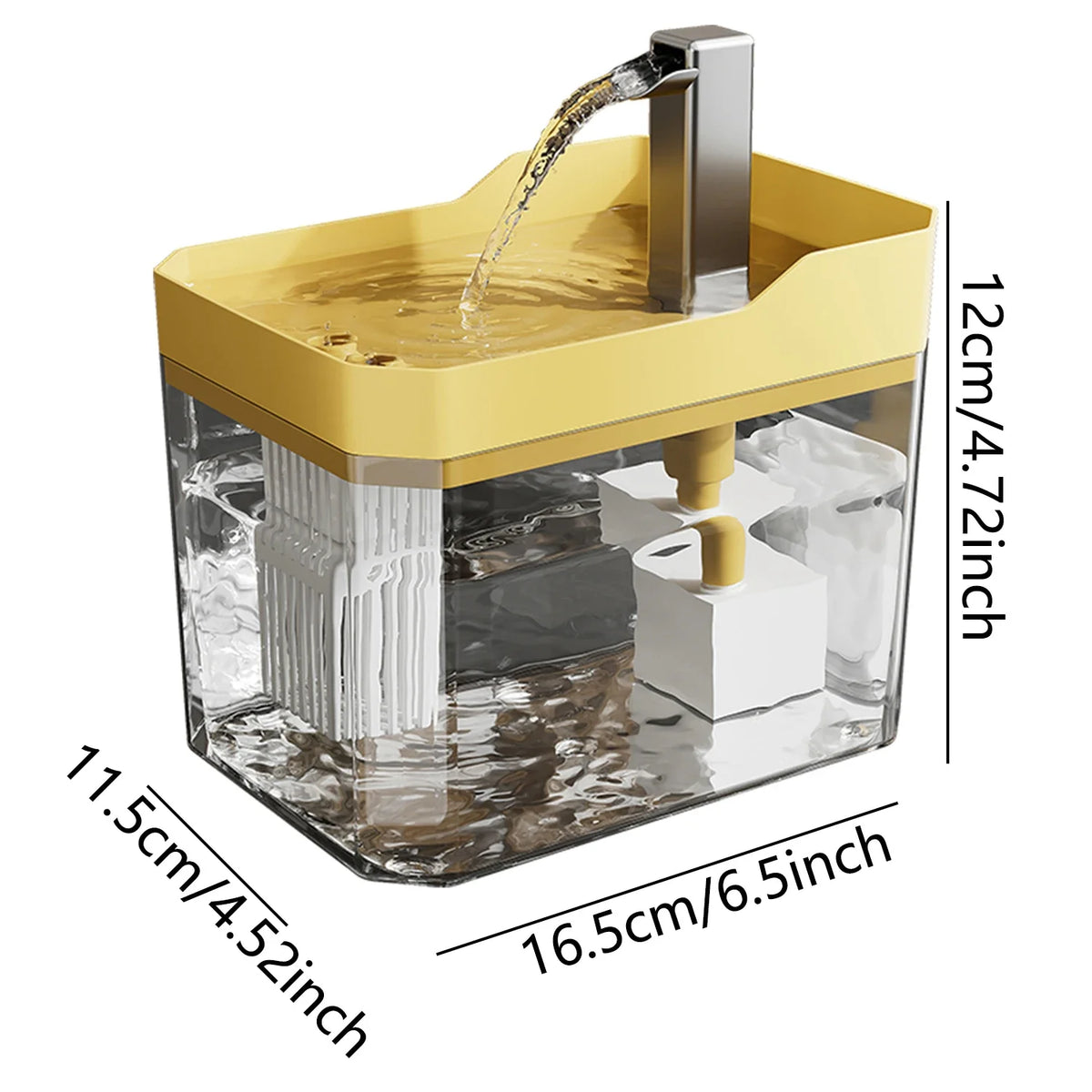 Fuente de Agua Automática para Gatos 1,5L con Filtro y Bomba USB