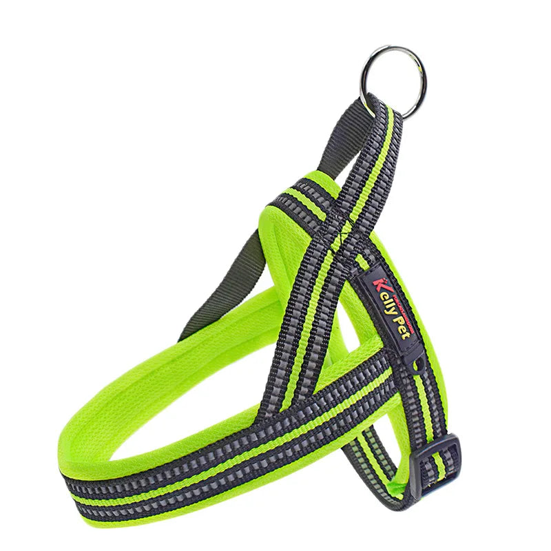 Arnés Anti-Tirones para Perros Grandes – Nylon 1000D, Ajustable con Asa y Reflectante